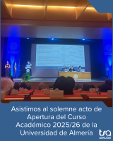 El COTSA presente en la apertura del Curso Académico 2025/26 de la Universidad de Almería