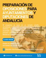 Preparación de oposiciones de Trabajo Social para Ayuntamientos y Diputaciones de Andalucía